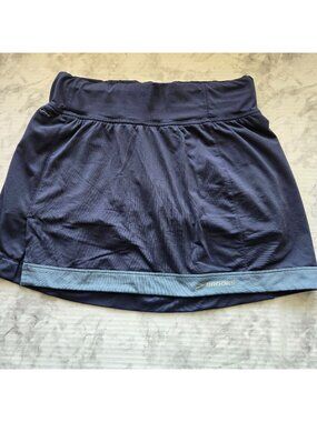 Brooks Navy Blue Athletic Skort with Built-In Shorts Womens Sz S (SKU 26-0102)